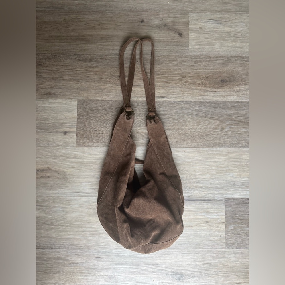 Free People Roma Suede Tote Bag